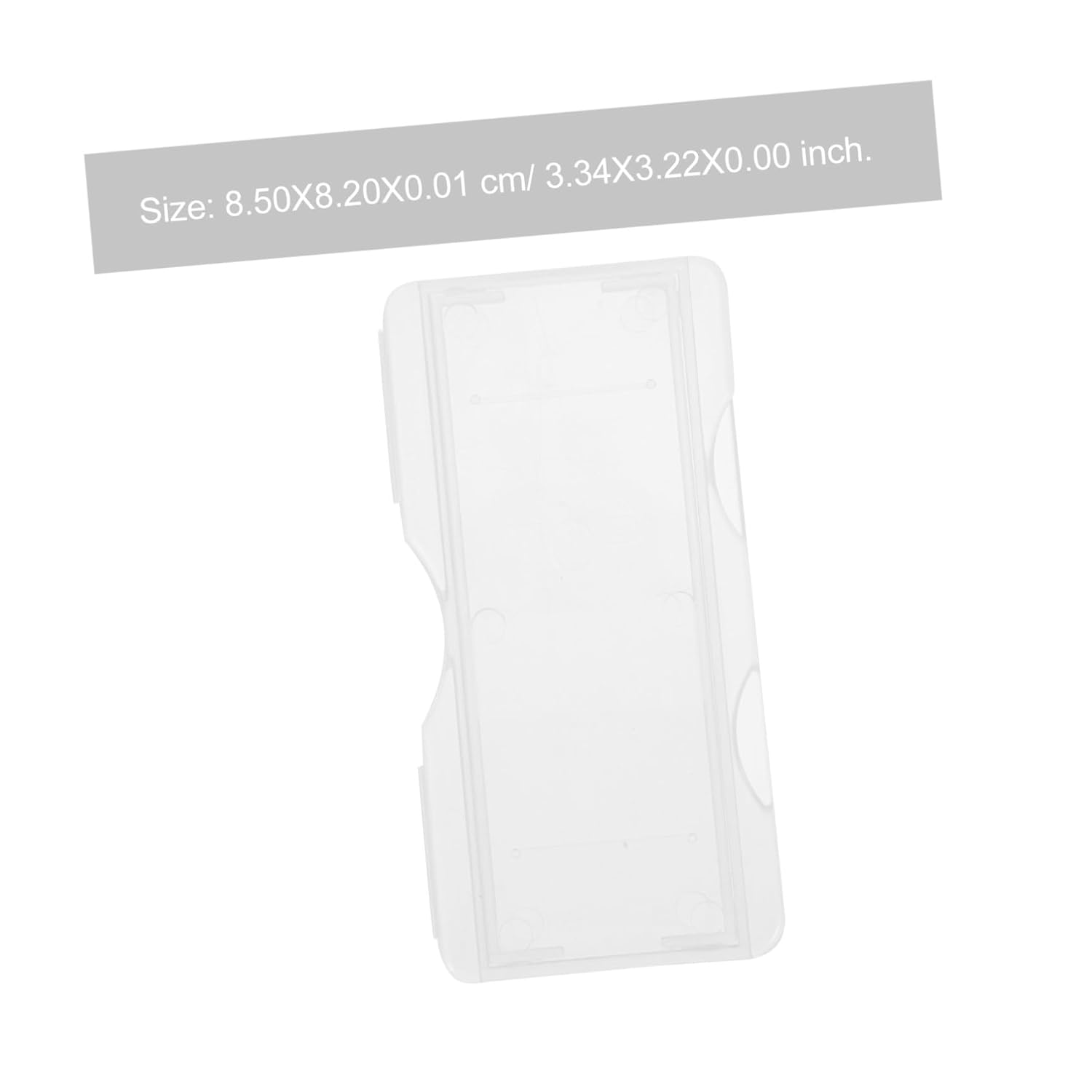 Alipis 100pcs Microscope Slide Holder Plastic Storage Box for Lab Slide Storage Holder