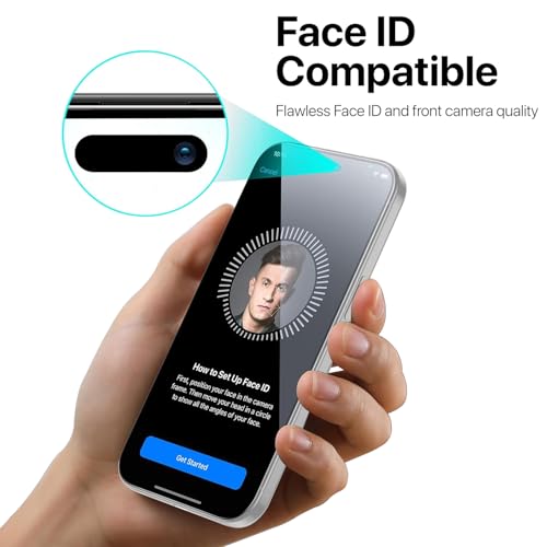 Image of GRIPP Matte Privacy Tempered Glass Screen Protector for iPhone 16 (6.1 inch), Anti-Glare, Anti-Spy Protection, 2.5D Round Edges, Scratch-Resistant, 9H Hardness, Bubble Free