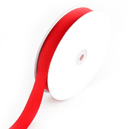 Creative Ideas 7/8-Inch Solid Grosgrain Ribbon, 50-Yard, Red by LUV RIBBONS - Used condition - US$8.99