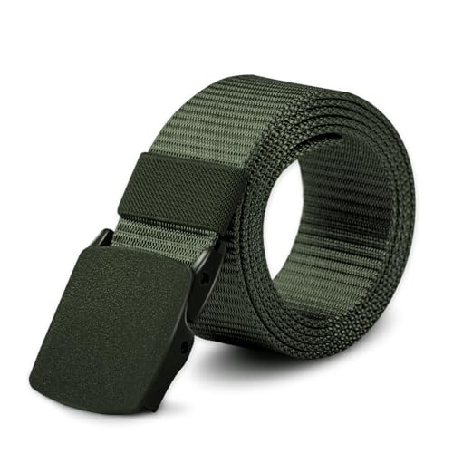Tactical Belt Nylon Web Belt Heavy Duty Non Metal Plastic Buckle