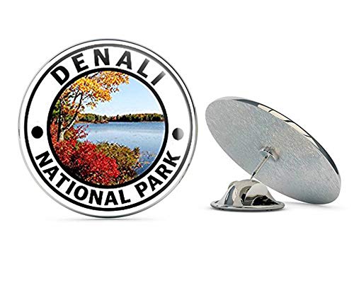 Round Denali National Park (Hike Travel rv) Metal 0.75