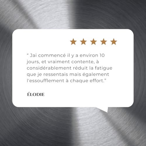 TONUS & ANTI-FATIGUE - Fer - 120 gélules - Cure 4 mois - Complément Alimentaire BELLE&BIO - Fabriqué en France – vue 7
