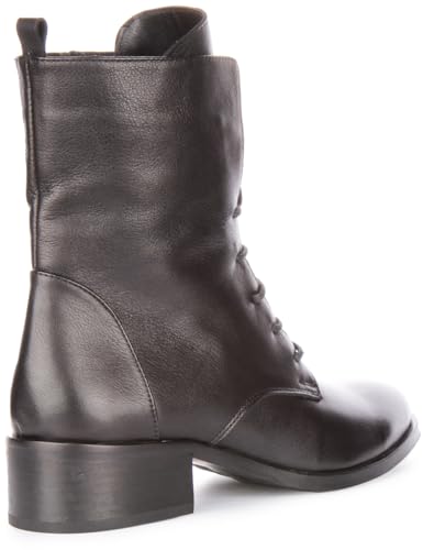 Clair Women's Lace Up Leather Low Heel Ankle Boot3