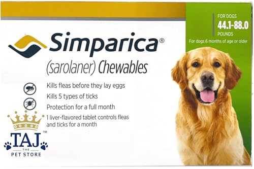 (Imported) TAJ Presents SIMPAR ICA Chewable Tablet for Dogs of (20-40 kg)||Original and Fresh|| (2 Tablets) (B0CXJLB5H4) Amazon Price History, Amazon Price Tracker