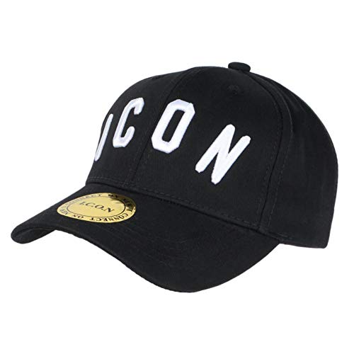 Hip Hop Honour Gorra Icon Negro y Blanco Streetwear Look Béisbol Fyck - Talla única - Negro