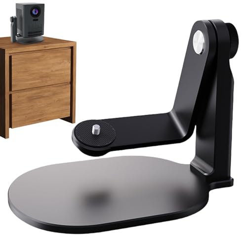 Support de projecteur de Table, Support de projecteur réglable Multi-Angle à 360 °-Petit Support de Montage de projecteur, idéal pour la caméra DVR vidéo...
