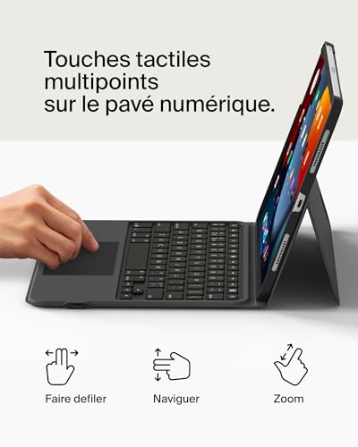 Etui-Clavier Belkin Everyday – Avec Support, Rétroéclairé, Bluetooth, AZERTY - vue 8