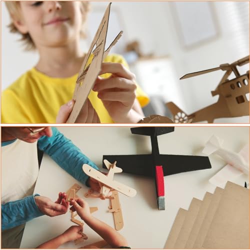 10 Stück A4 MDF Platten, 300 x 210 x 3 mm Dünne Holzplatten zum Basteln, A4 Sperrholzplatte, Holzplatte für Lasergravur, Lackierung und Dekoration (Weiß)