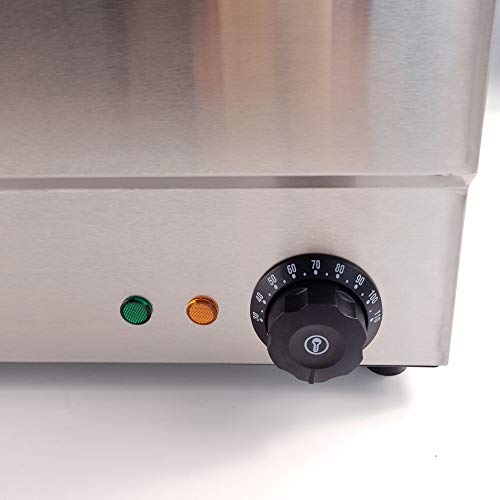TAIMIKO Elektrische Bain Marie 3 Töpfe Elektrische Speiserwärmer, Soßenwärmer oder Speiserwärmer, Nasswärme, Buffet… – Bild 6