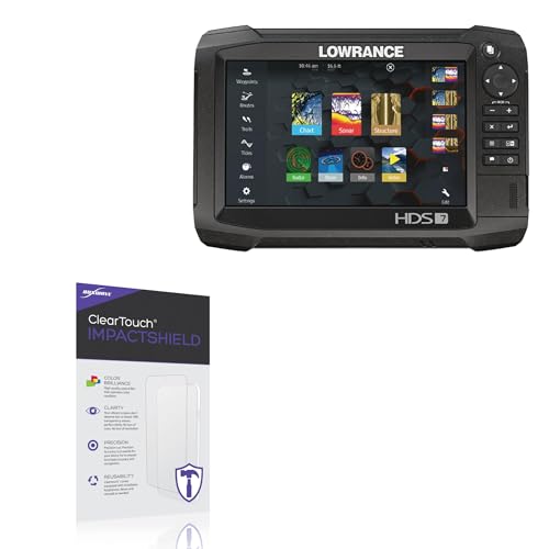 BoxWave Screen Protector Compatible with Lowrance HDS Carbon 7 - ClearTouch ImpactShield (2-Pack), Impenetrable Screen Protector Flexible Film