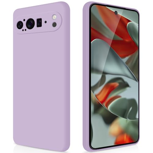 GiiYoon Case Compatible with Google Pixel 9 Pro XL, Silky-Soft Touch Full-Body Protective Phone Silicone Case