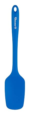 Dexter-Russell 91532 - 11 1/2" Silicone Spoonula with Cool Blue - High Heat Handle