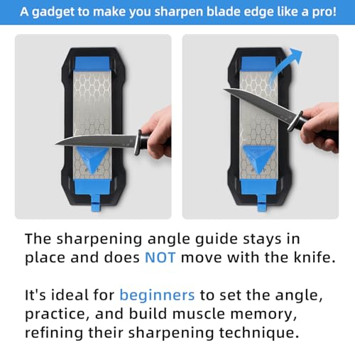 image for KITANIS Knife Sharpening Angle Guide,3 Pack Whetstone Angle Guide for 