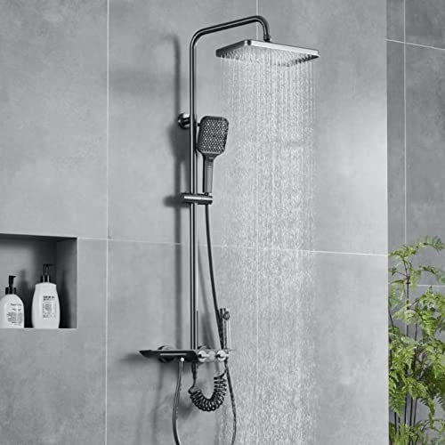 Ensemble de douche affichage température et cascade de baignoire luxe - 2