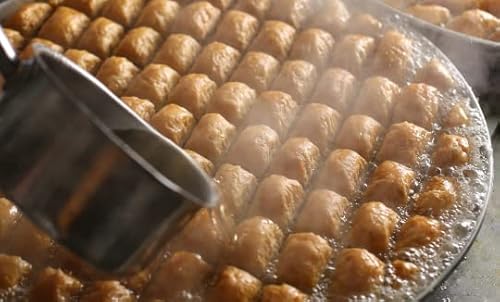 Special Walnut Handmade Burmese Baklava, Turkish Baklava, Wooden Box, Plenty Of Walnuts, Sherbet, Premium #TOP5