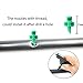 Aliyaduo 80 Pcs Micro Garden Lawn Water Spray Misting Nozzle Sprinkler Irrigation System (90 Degree,180 Degree,360 Degree)