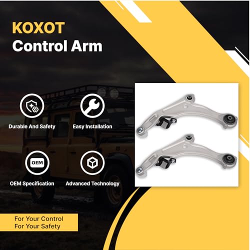 Koxot 2pcs Front Left Right Lower Control Arm Kit for Nissan Maxima 2009 2010 2011 2012 2013 2014, K622054, K622059 by Koxot - Used condition - Image 3