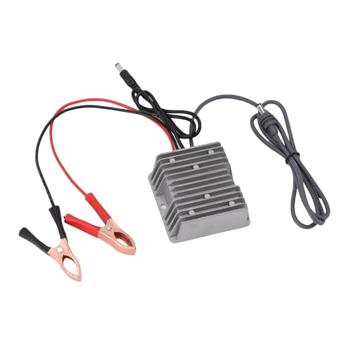 Convertidor de 12V a 24V CC Fafeicy con cable de alimentación impermeable para Mini Plato 4