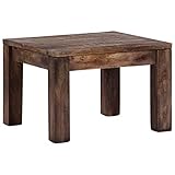 Avec son charme rustique, la table basse s'intègre harmonieusement dans différents styles d'intérieur.