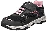 Plantilla desmontable Geox J Calco Girl A, Sneakers para Niña, Multicolor (Black/Pink), 24 EU