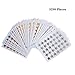 SBYURE 5250 Pieces Star Stickers Self-Adhesive Stickers for DIY Crafts Marking Work, Gold, Silver, Mix