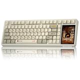 Aula L99 Wireless Mechanical Gaming Creamy Keyboard with Smart Touch Screen