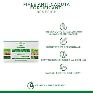 Equilibra Capelli,Cofanetto Hair Specialist,Shampoo Anti-Caduta Fortificante,10 Fiale,Integratore Biofoltil Forte,per Capelli Più Forti e Sani,Confezione Regalo,661.0 millilitro