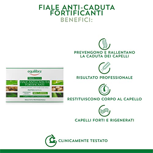 Equilibra Capelli Hair Specialist 1 Equilibra Tricol Anticaduta 10 Fiale + 1 Biofoltil Forte 32 Perle + 1 Equilibra Shampoo Anticaduta Fortificante 300 Ml - 4