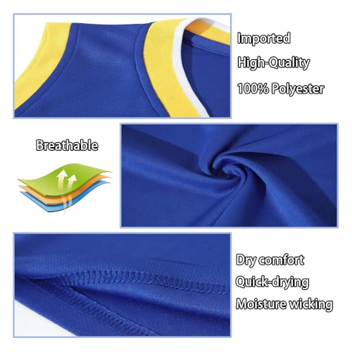 Youth Basketball Jerseys for Boys Girls Basketball Jersey Shorts Socks for 6-13Years Kids Training Uniform Sets
