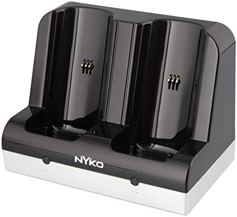 Nyko Charge Station - 2 Port Controller Charging Station with 2 Rechargeable Battery Packs for Wii and Wii U