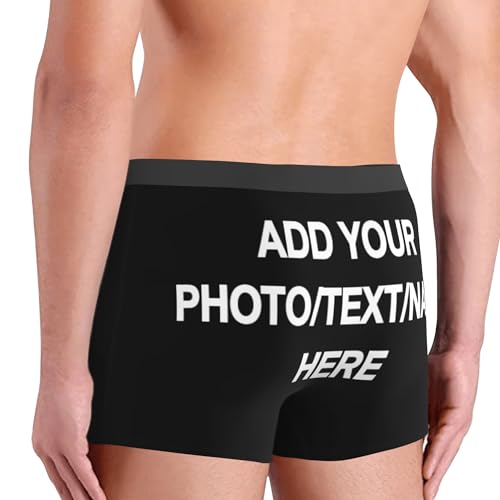 Custom Mens Boxer Briefs All Over Print Personalized Add Your Own Photo Text Name3