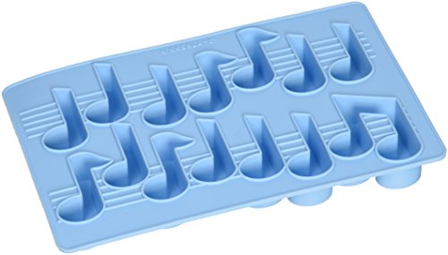 Kikkerland Cool Tunes Mucical Notes Silicone Ice Cube Tray