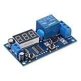 DC 12V Infinite Cycle Delay Timing Timer Relay ON Off Switch Loop Module with LED Display