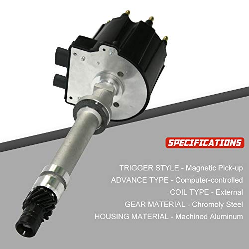 GM HEI Ignition Distributor For Chevy/GMC 5.0L 5.7L 7.4L TBI Engines - OEM #1103952 Replacement, Fits 1987-1997 Trucks & Vans