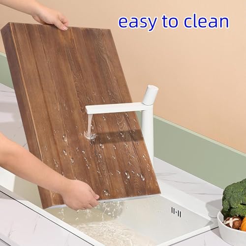 Tabla de Cortar QIANMOON en Madera de Pino Rectangular miniatura 6