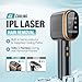 Herbishh IPL Laser Hair Removal Device, Painless Cooling Technology- 400,000 Flashes, Hair Removal Machine with 5 Intensity Levels, Skin Sensor & Dual Flash Modes- Manual & Auto, For Face & Body Black