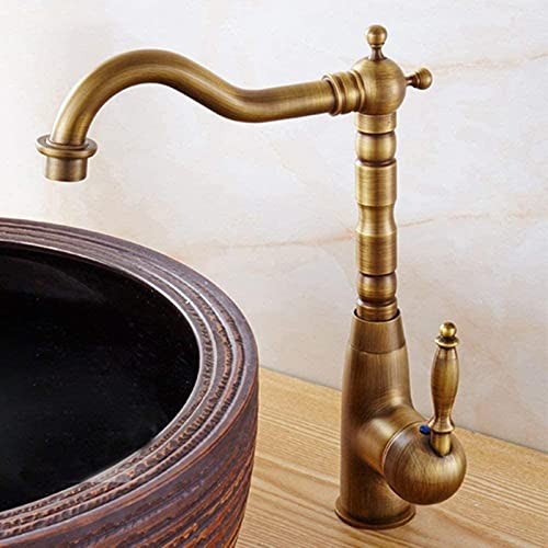 Mitigeur lavabo avec bec pivotant à 360° et double commande thermique - 3