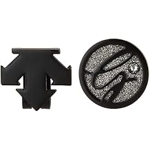 Descente Golf DQCOJX50 BK00 SWAROVSKI CRYSTAL Golf Marker, Elegant, Stylish, Black