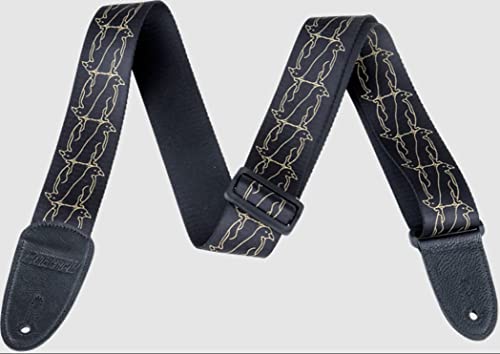 Gretsch Double Penguin Black/Gold Strap #TOP18