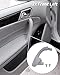LIMBQS Grey Car Door Handle for Mercedes Benz W204 W203 W202 W201, Inner Door Panel Handles for Mercedes Benz C-Class (Front Left)
