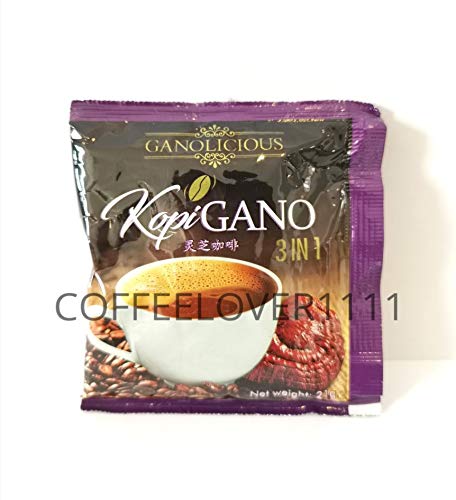 Miniatura 7 de Paquete de 25 cajas Gano Excel Ganocafe Ganolicious 3 en 1 Ganoderma Latte Coffee + 5 sobres Gano Excel Schokolade
