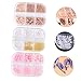 Healeved Nail Art Beads Plastic Charms for Manicure Decorations Adorable Caviar Nail Accessories for All Occasions