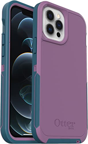 Coque Defender XT iPhone 12 OtterBox robuste lavande MagSafe antichoc avec attache cordon