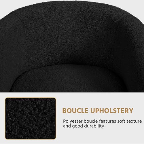 Sillón Plegable Soft Boucle Negro miniatura 6