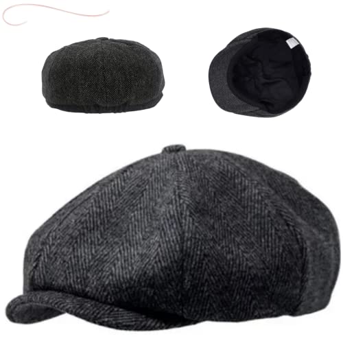 Boina Marte Feltro De Lã Cinza (BO04) Cor:Cinza Escuro;Tamanho:M