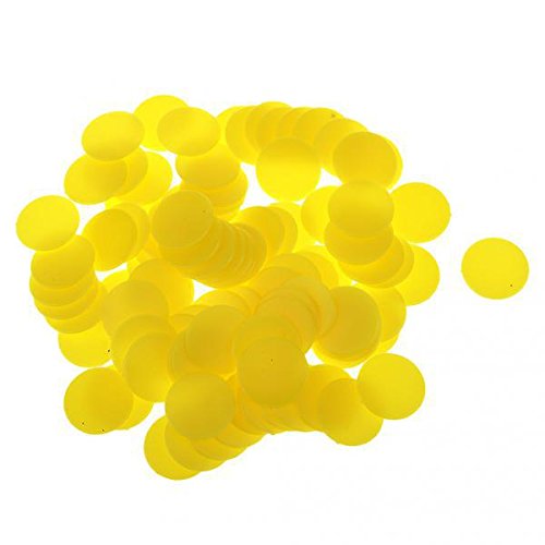 ATORSE Toy 100 Opaque Plastic Board Game Counters Tiddly winks Numeracy Teaching Yellow-Toys & Hobbies-Games-Game Pieces Parts-image-30