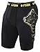 G-Form Pro-X Compression Shorts, Black/Yellow, Medium