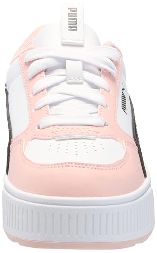 Image of PUMA Kids Girls Karmen Rebelle Platform Lace Up Sneakers Shoes Casual - White