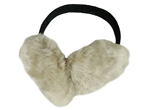 Image of FabSeasons Faux Fur Winter Outdoor Accessory Foldable Ear Muffs /Warmer for Girls & Women for protection from Cold, Ideal Head /Hair Accessory during winters