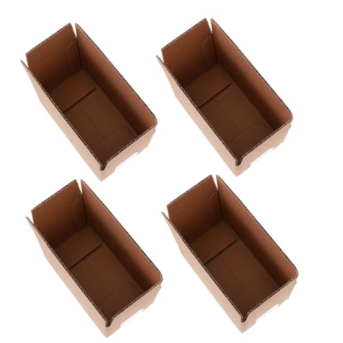 PEPLAYTAL 20 piezas Cajas Cartón Pequeñas Super Resistentes Unidades Reciclables para Embalaje Envíos y Almacenaje Doméstico